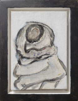 Bundled Bundled - By Joe Junker, Charcoal and Medium on Canvas Panel on Board, 5 x 7 inches