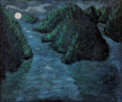 Inland Passage Inland Passage - By Joe Junker, Oils on Canvas, 27 x 23 inches