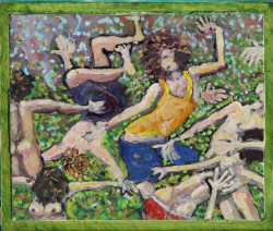 Main Stage Melee Main Stage Melee - By Joe Junker, Oils on Galkyd & Charcoal on ard, 16 x 13.2 inches ( 17 x 15 inches framed)