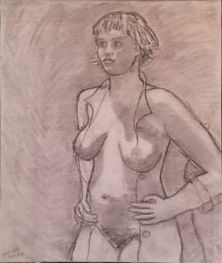 Marika with Bobbed Hair Marika with Bobbed Hair - By Joe Junker, Charcoal on Paper, 27 x 32 inches