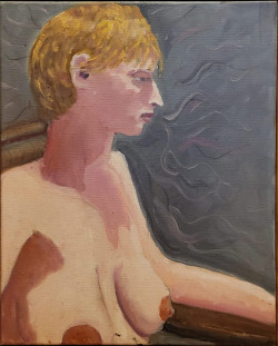 Nude Breath Nude Breath - By Joe Junker, Oils on Canvas, 14 x 18 inches