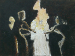 OCF Fire Dance Circle OCF Fire Dance Circle - By Joe Junker, Oils on Masonite Panel, 32 x 24 inches ( 35 x 27 inches framed)