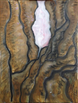 Pink Sky Beyond Pink Sky Beyond - By Joe Junker, Oils on Canvas, 12 x 16 inches