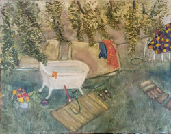 Simple Luxury Simple Luxury - By Joe Junker, Oil on Linen on Hand Built Stretcher, 32.5 x 25.5 inches