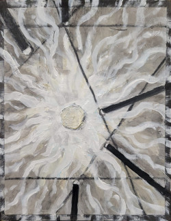 Solar System Shadows #2 Solar System Shadows #2 - By Joe Junker, Charcoal and Acrylic on Print on Canvas on Board, 9 x 11.5 inches